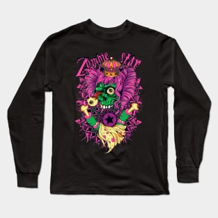 King Zombie Long Sleeve T-Shirt